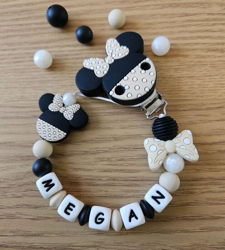 Attache tétine personnalisable MEGAN