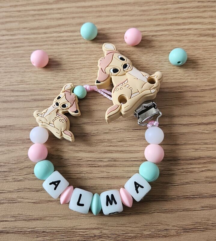 Attache tétine personnalisable  ALMA