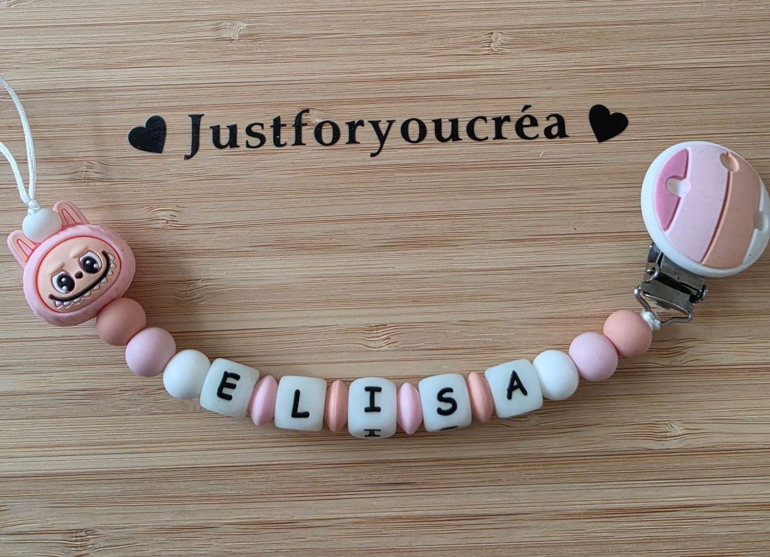 Attache tétine ÉLISA Attache tétine ÉLISA