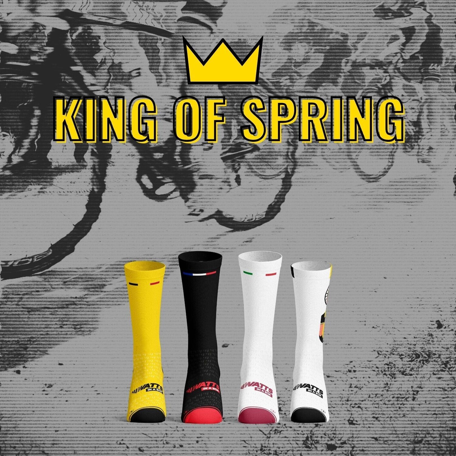 King of Spring - 4 sokken Bundel Pakket