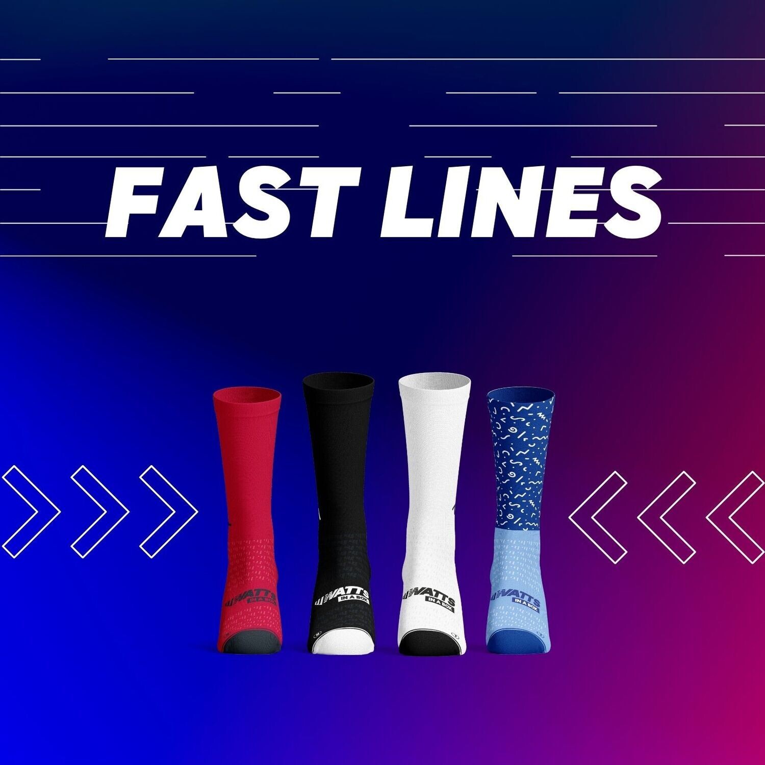 Fast Lines - 4 Socks Bundle