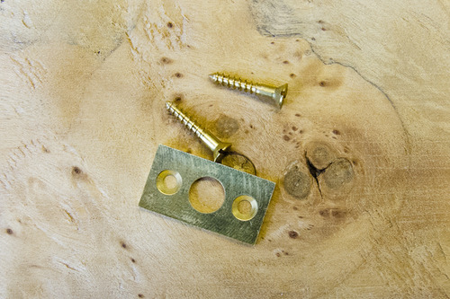 Brass Slide Bolt Strike Plate