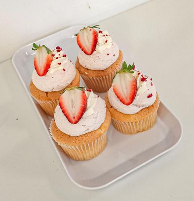 Strawberry Shortcake cupcakes