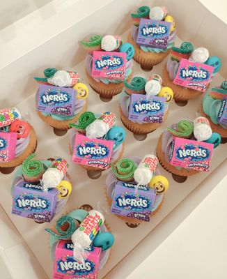Lolly bag cupcakes