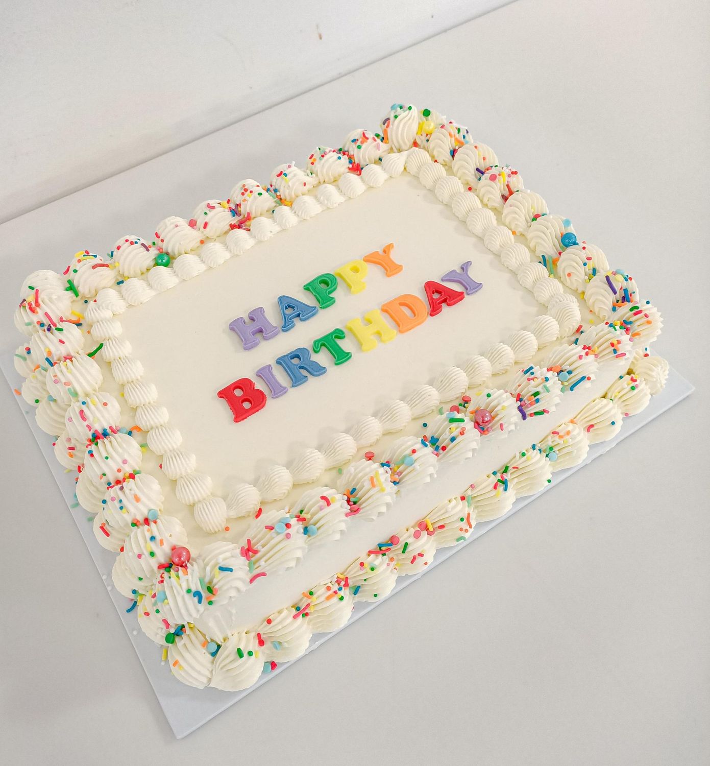 Celebration sheet cake - Small