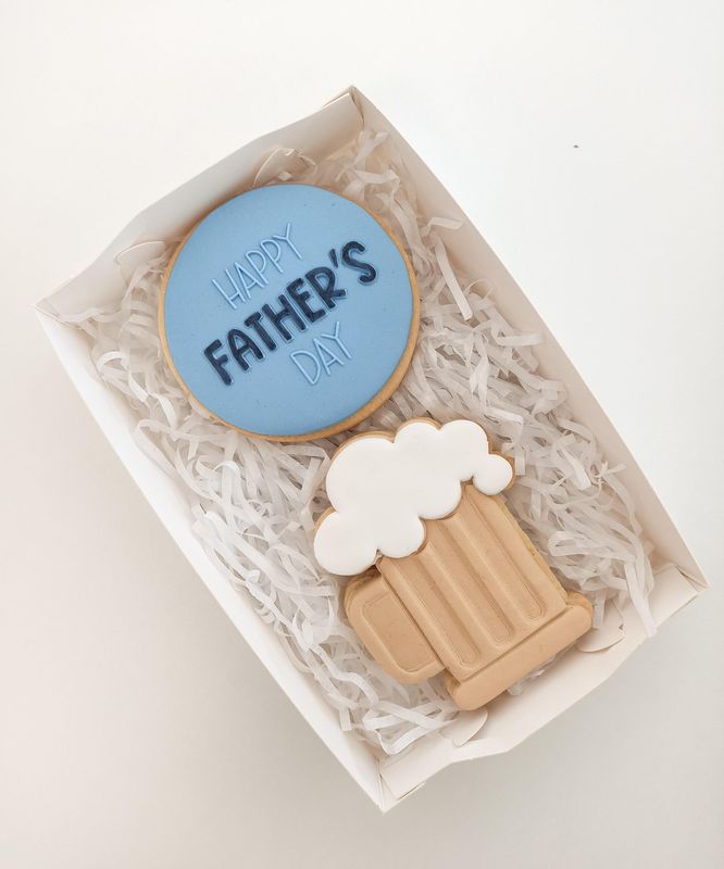 Happy Father's Day set of 2 Cookies