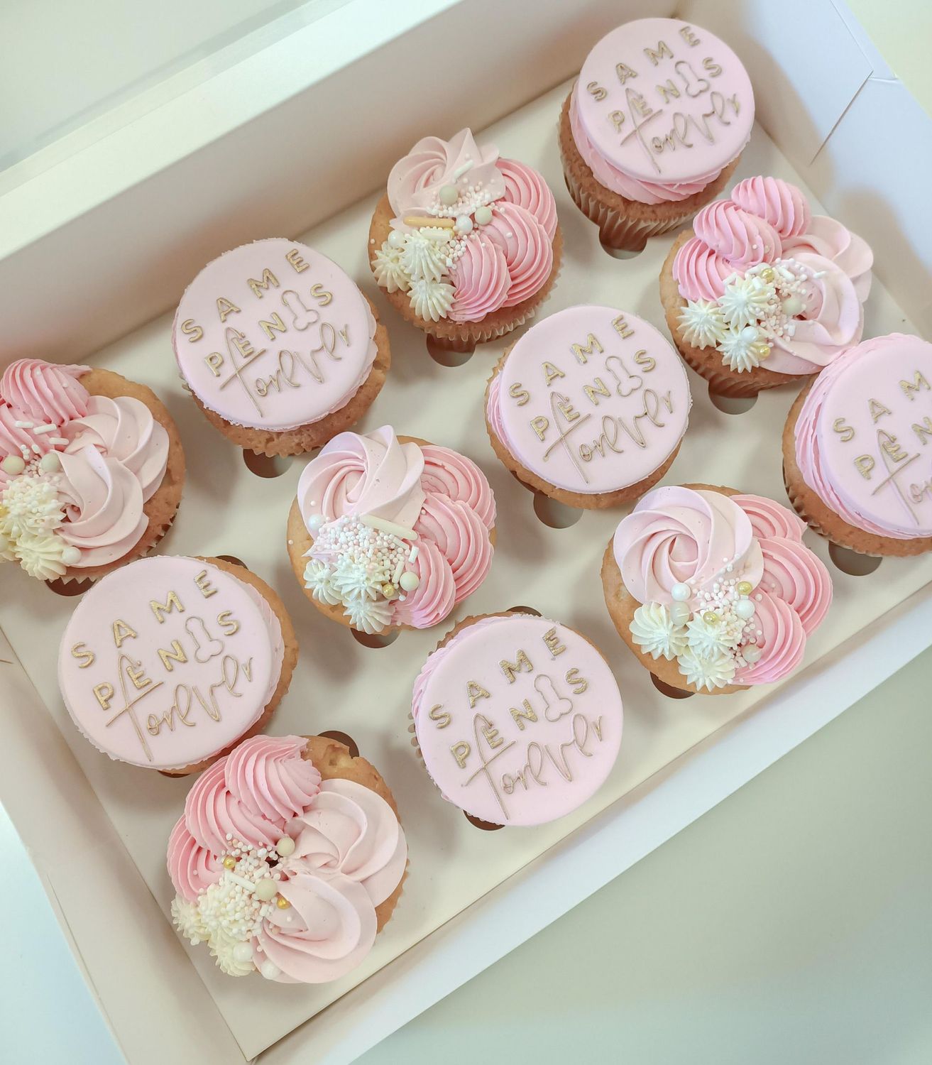 Same penis forever cupcakes