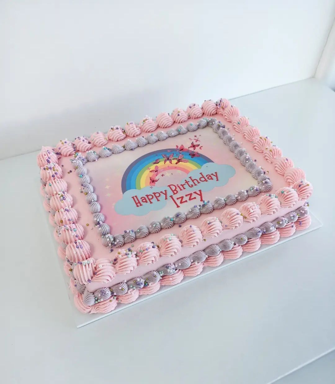 custom image sheet cake - Small
