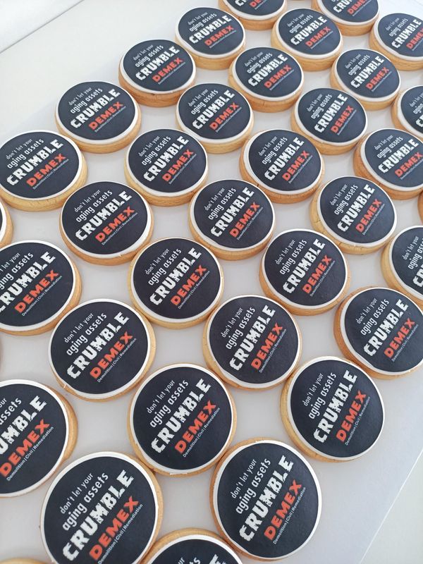Standard Corporate logo cookies - Edible image/printed