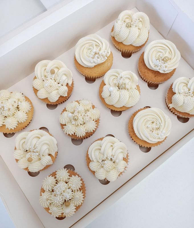 Classic white cupcakes