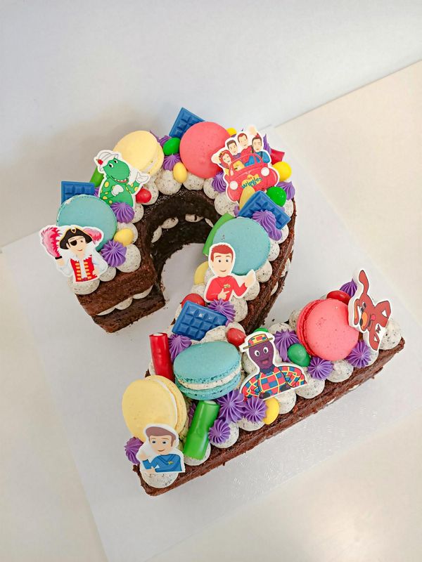 Wiggles number cake