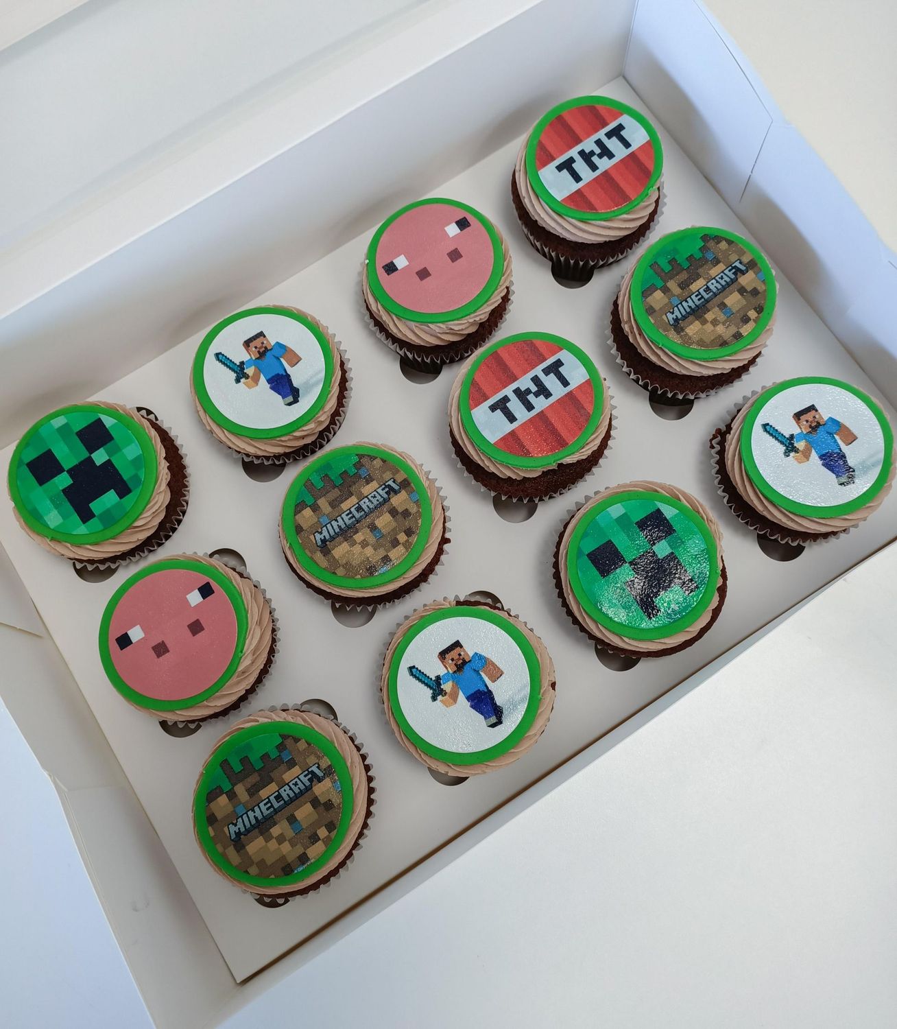 Minecraft cupcakes
