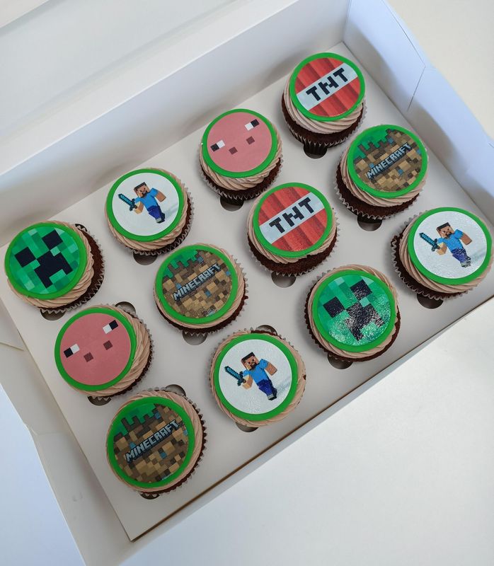 Minecraft cupcakes