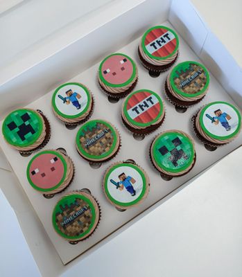 Minecraft cupcakes