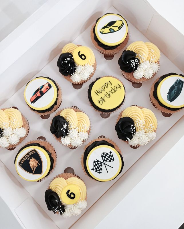 Lamborghini Cupcakes