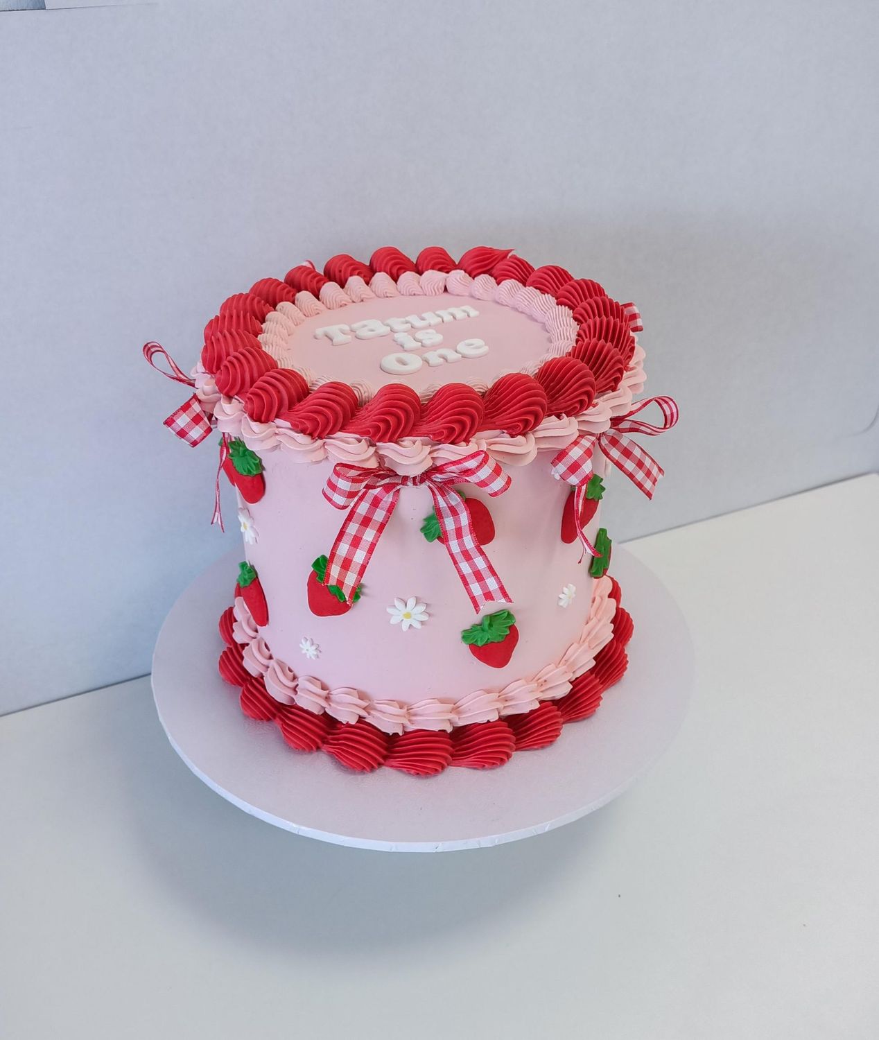Berry First Birthday cake