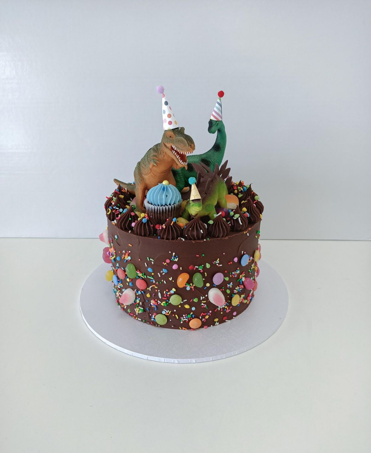 Dinosaur party cake