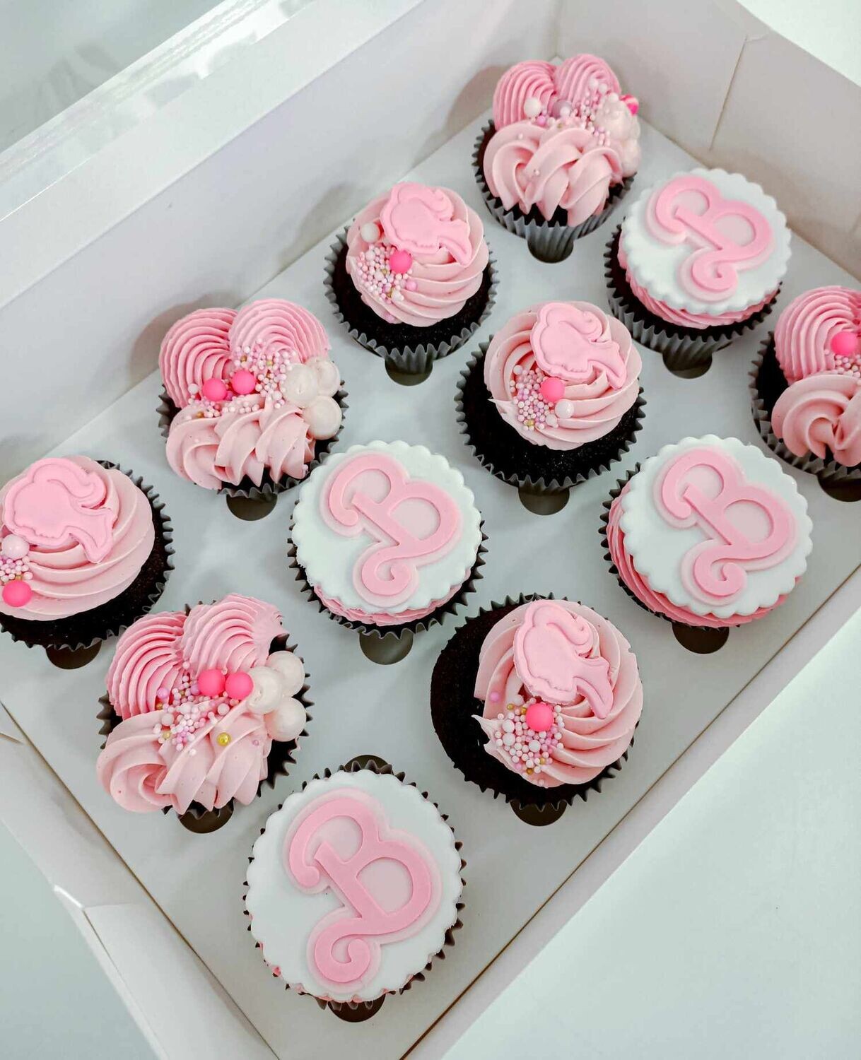 Barbie cupcakes Barbie cupcakes
