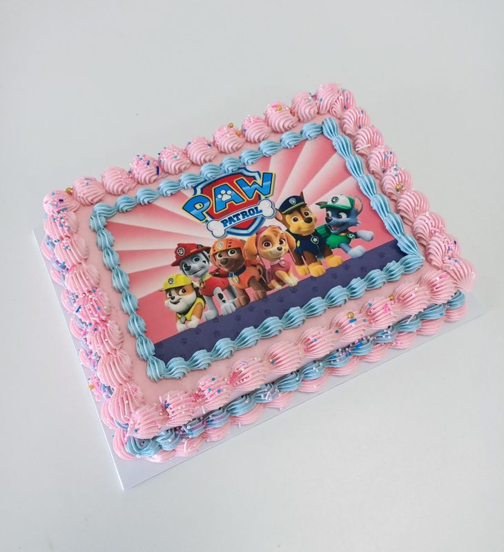 Paw Patrol sheet cake