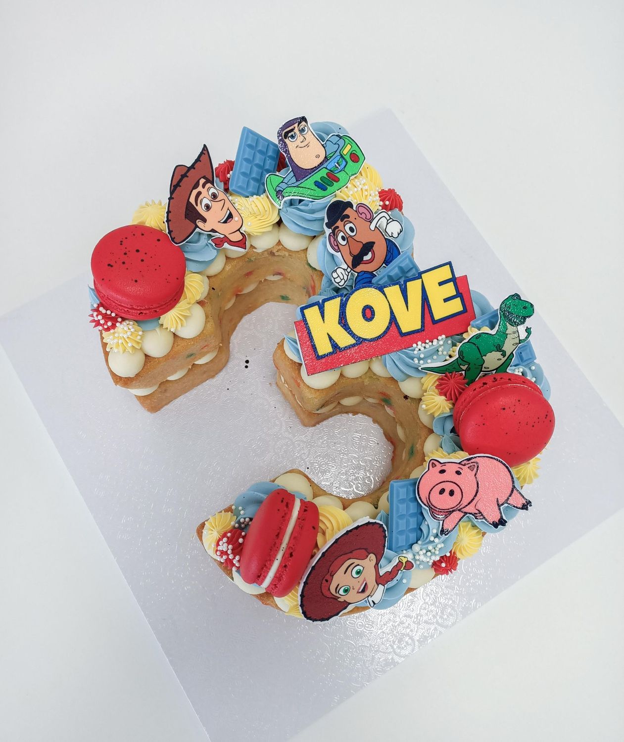 Toy Story number cake Toy Story number cake
