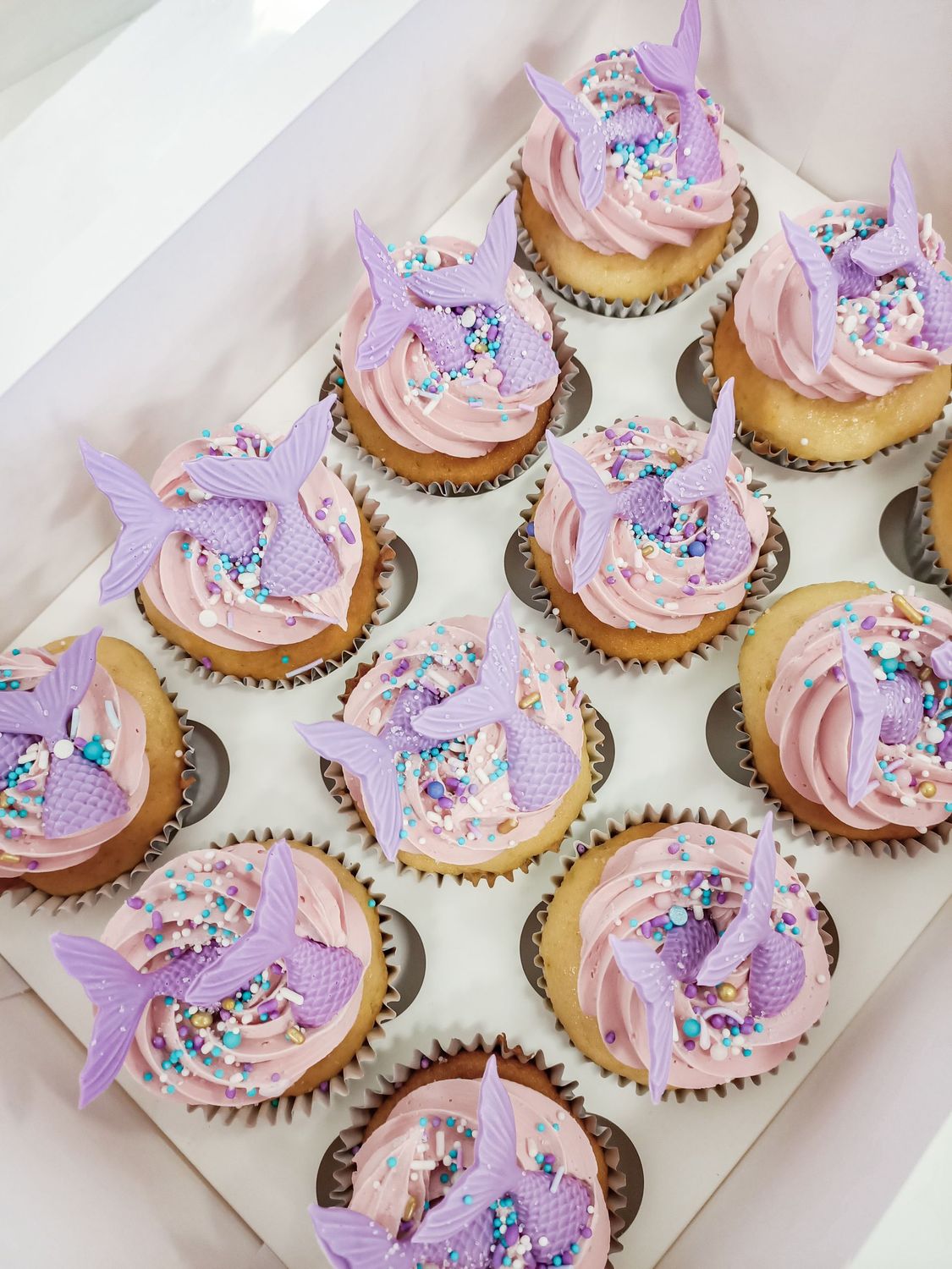 Mermaid Tail Cupcakes Mermaid Tail Cupcakes