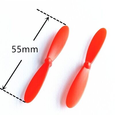Lot Hélices 55 mm 4pcs pour moteur coreless