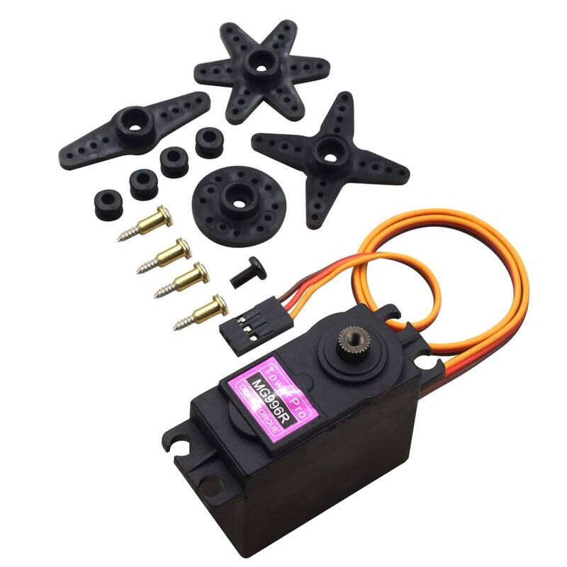Servomoteur à Engrenages Métalliques 25kg – Puissant, étanche, Angle 270° – Pour Robots, Bras Articulés, Modélisme RC (Bateaux, Voitures, Avions)