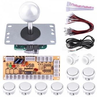 Arcade joystick kit USB contrôleur CY-822A pour Raspberry Pi