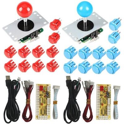 Arcade joystick kit USB contrôleur CY-822A pour Raspberry Pi