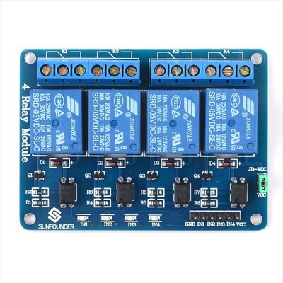 Module Relais 4 Canaux 5V à Optocoupleur