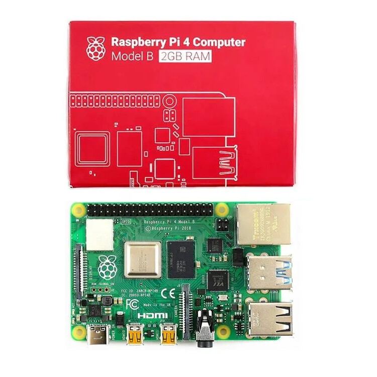 Kit Raspberry Pi 4 B (2 Go de RAM)