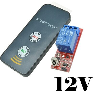 Télécommande infrarouge avec relais récepteur 12V