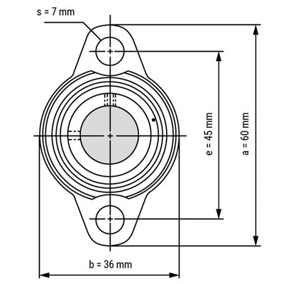 KFL000 Roulement à Billes en Alliage 10mm
