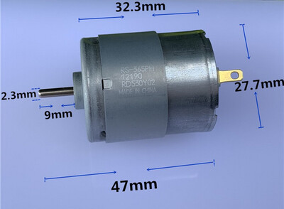 Moteur RS-365 6V - 24V DC 9000 tr/min