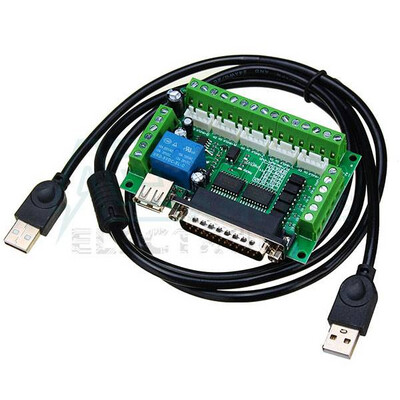 Carte d'interface CNC MACH3 USB 5 axes + Câble BD25