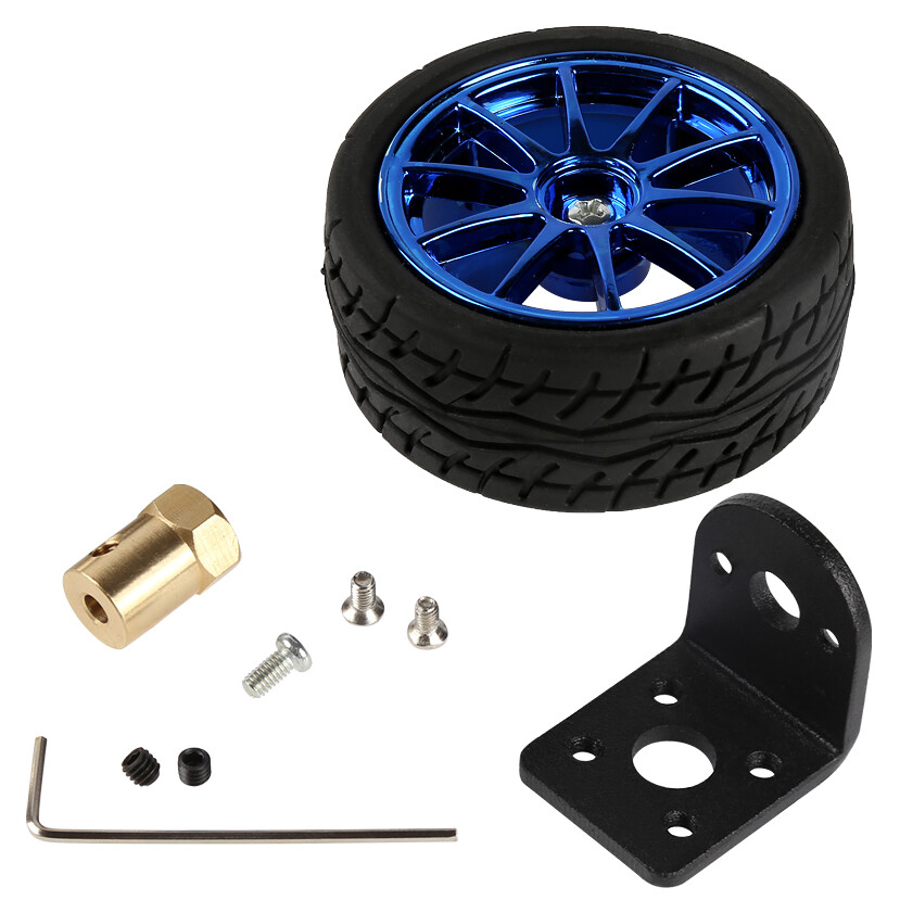 Kit roue 65mm pour moteur 25ga