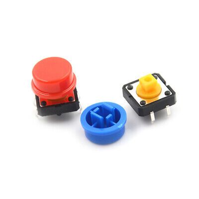 bouton poussoir avec bouchon (12x12 mm)