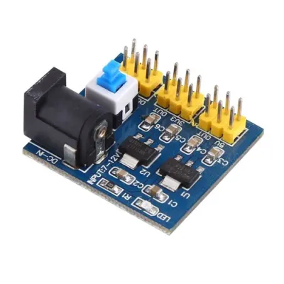 Convertisseur de Tension DC-DC 12V à 3.3V 5V 12V
