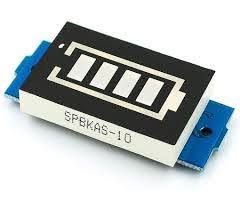 Indicateur de capacité de batterie au lithium 3S (11.1 - 12.6V) Bleu