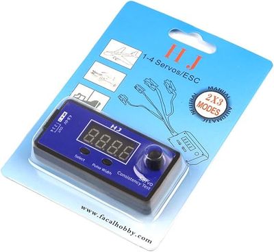 How to use HJ Digital Servo motor and ESC tester