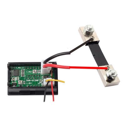 Voltmètre Ampèremètre numérique LED + Shunt de courant DC 100V 50A