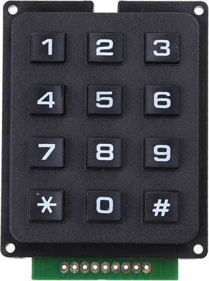 4×3 Membrane Matrix Keypad for Arduino