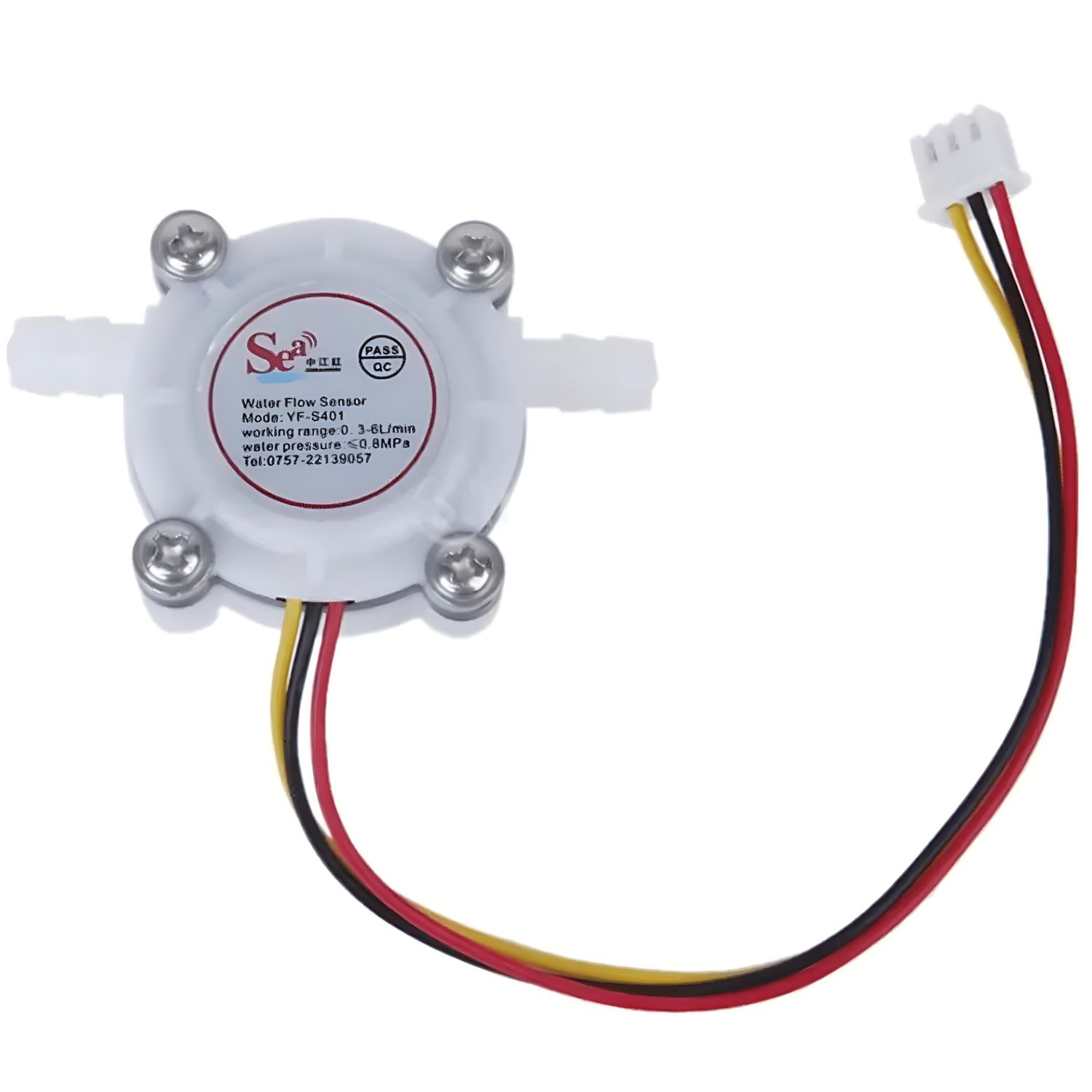 CAPTEUR DE DÉBIT D&#39;EAU 1- 5L / MIN YF-S402