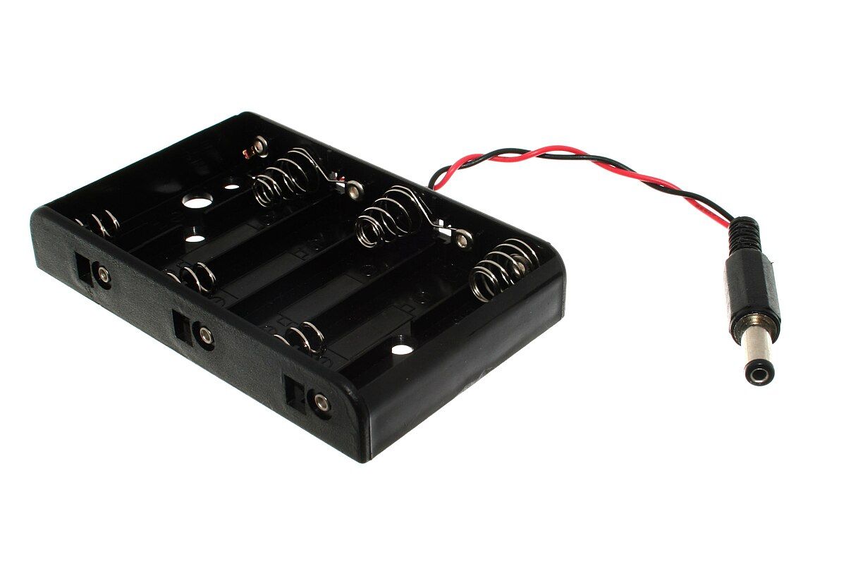 Boitier DE PILE 6XAA + PORTE JACK