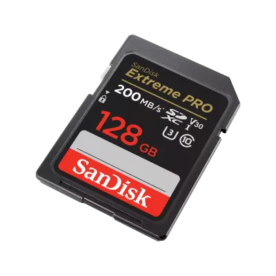 SanDisk Extreme PRO SDHC™ and SDXC™ UHS-I SD Card – 128 GB