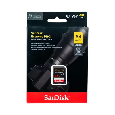 SanDisk Extreme PRO SDHC™ and SDXC™ UHS-I SD Card – 128 GB