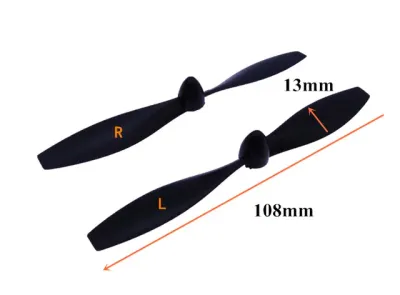 108mm Propeller (2 pcs) Nylon