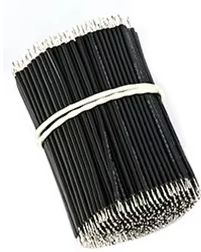 Pack de fils dénudé noirs 24 AWG 5 cm (500 pièces)