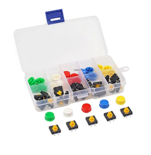 Kit Bouton Poussoir 25 Pièces