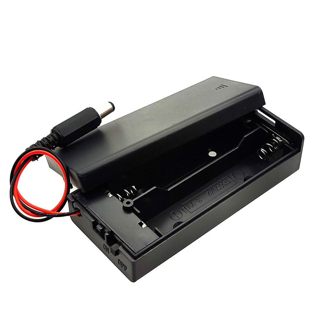 Boîtier batterie 2x 18650 avec Connecteur DC
